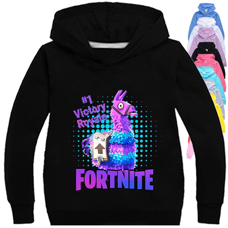 Fortnites 3D 소년 소녀 후드 게임 배틀 로얄 레인보우 스매쉬 말 스웨터 후드 캐주얼 Streetwear 티셔츠 가을 옷감